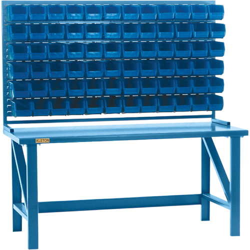 Louvered Rack with Bins