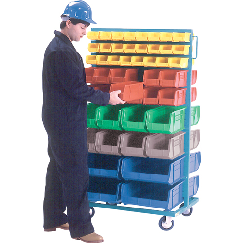 Mobile Bin Racks - Double Sided