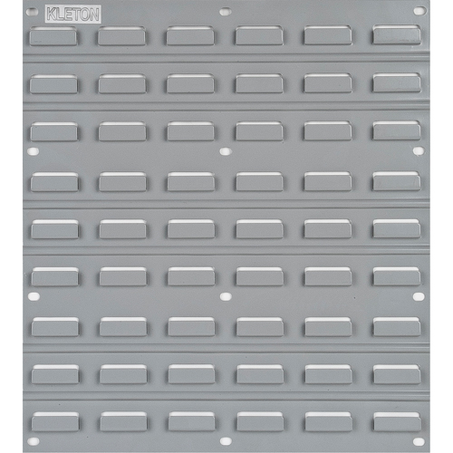 Metal Louvered Panel Bin Support Rack, 16 Bins, 18" W x 1/8" D x 19" H