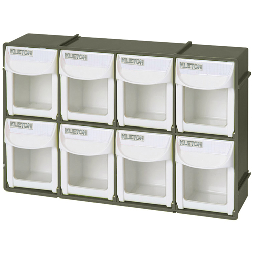 Heavy-Duty Tilt Bin, 11-3/4" W x 2-3/4" D x 7-7/8" H, 8 Drawers