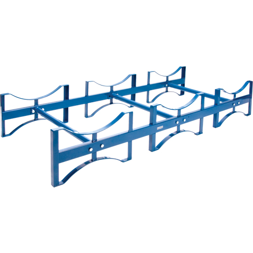 Drum Stacking Rack, 3 Drums, 2400 lbs. Capacity, 71-1/2" W x 30" D x 12-1/2" H