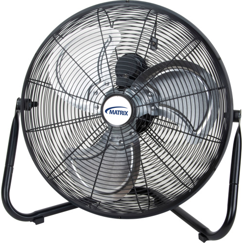 High-Velocity Floor Fan, 3 Speeds, 16" Diameter