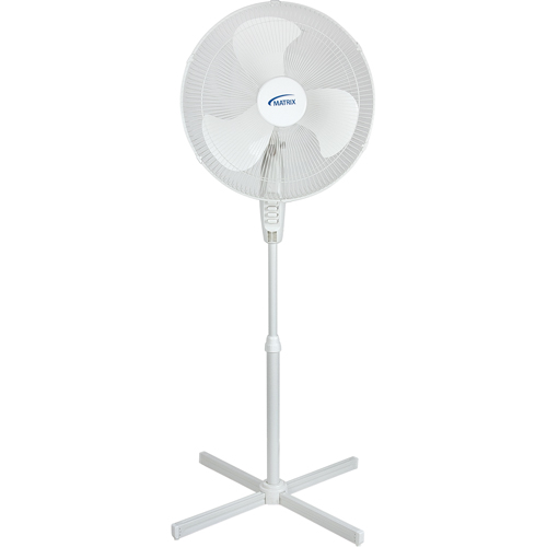 Oscillating Pedestal Fan, Commercial, 3 Speed, 16" Diameter