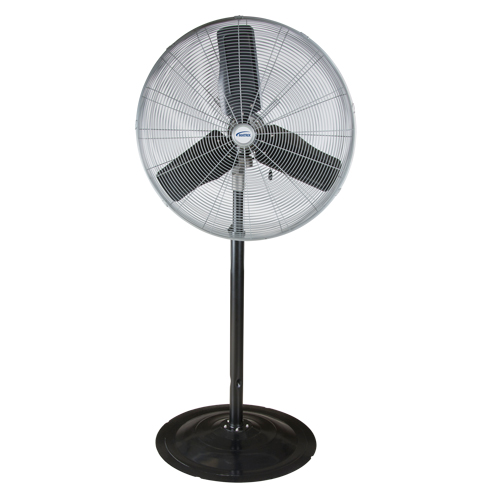 Waterproof Motor Misting & Oscillating Pedestal Fan, Heavy-Duty, 3 Speed, 30" Diameter