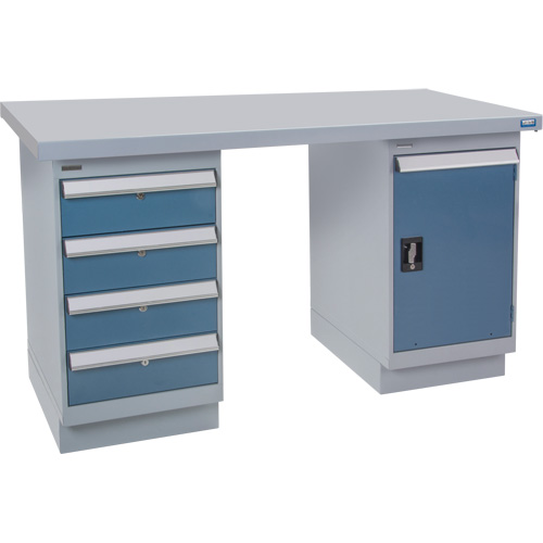 Pre-Designed Workbench, 60" W x 30" D x 34" H, 2500 lbs. Capacity