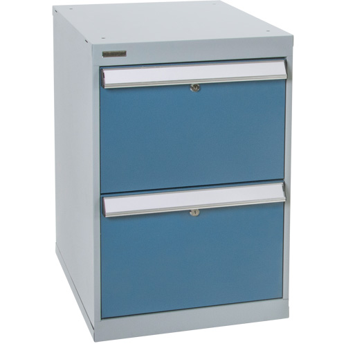 Two-Drawer Pedestal Workbench, 18" W x 21" D x 28" H