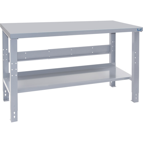 Industrial Duty Workbench, 60" W x 36" D x 34" H, 1000 lbs. Capacity