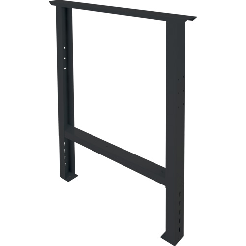 Industrial Duty Leg for Workbench, Steel, 30" D x 34" H, Single