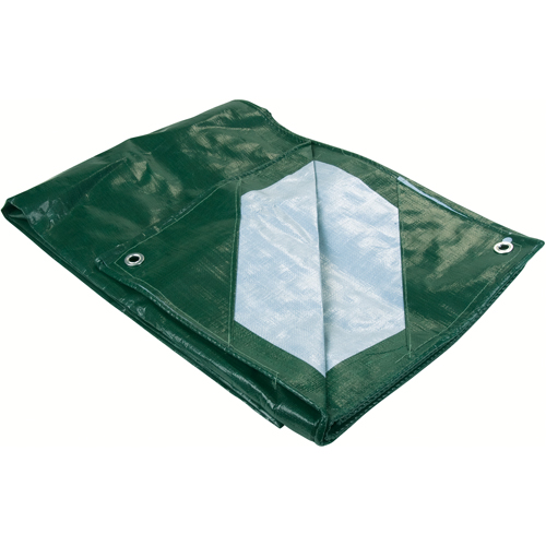 Tarp, Heavy-Duty, Green, 10' x 8' x 9 mils