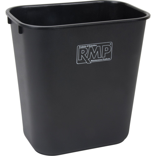 Deskside Wastebasket, 14 Quarts, Polyethylene