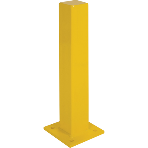 Heavy-Duty Bollards, Steel, 36" H x 4" W, Yellow