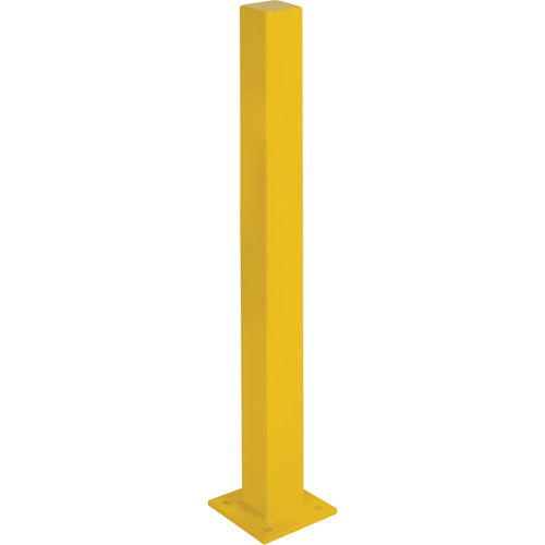 Heavy-Duty Bollards, Steel, 48" H x 4" W, Yellow