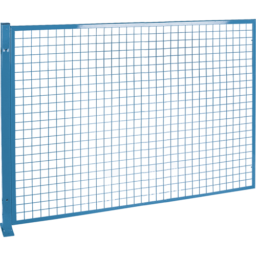 Perimeter Guards - Mesh Style, 4' H x 8' W, Blue