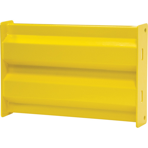 Industrial Safety Guard Rail, Steel, 67" L x 12" H, Safety Yellow