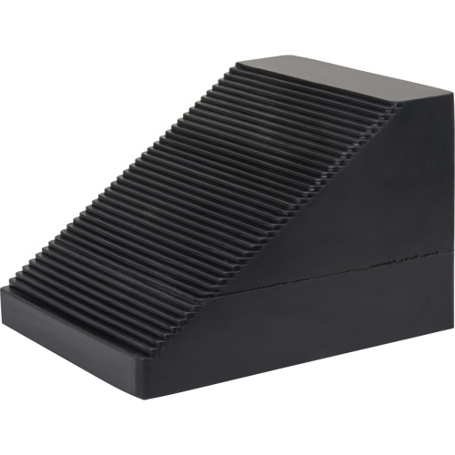 Wheel Chock, 10-5/8" x 8-5/8" x 7", Black