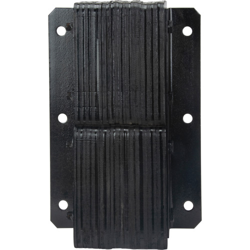 Laminated Dock Bumpers, Vertical, Rubber, 11" W x 4" D x 20" H