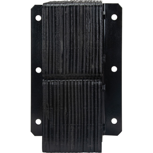 Laminated Dock Bumpers, Vertical, Rubber, 11" W x 6" D x 20" H