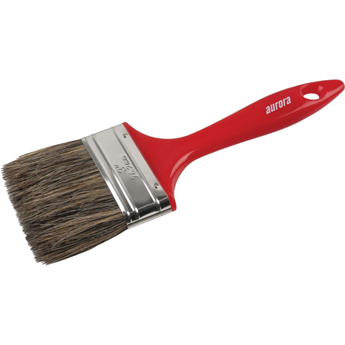 AP300 Series Paint Brush, Natural Bristles, Plastic Handle, 3" Width