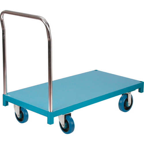 Platform Truck, 48" L x 24" W, 1200 lbs. Capacity, Rubber Casters
