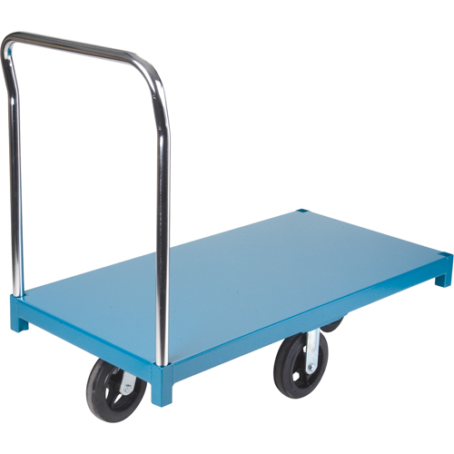 Heavy-Duty Platform Truck, 48" L x 30" W, 2000 lbs. Capacity, Rubber Casters