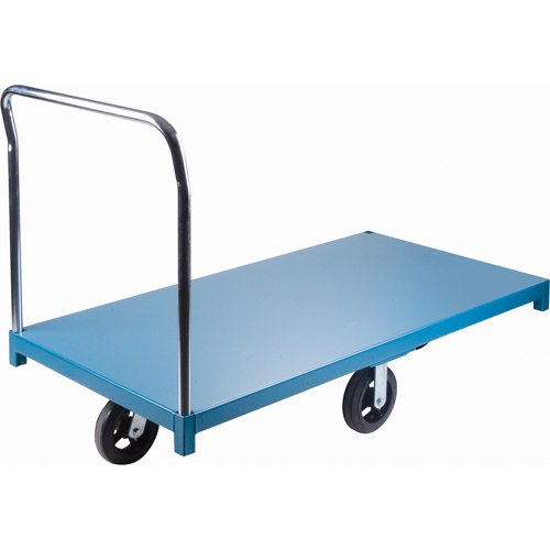 Heavy-Duty Platform Truck, 72" L x 36" W, 2000 lbs. Capacity, Rubber Casters