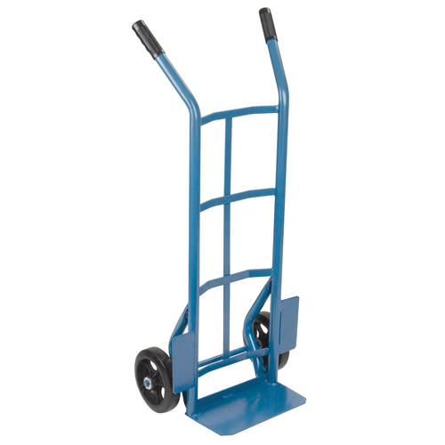 Heavy-Duty Hand Truck, Dual Handle, Steel, 46" Height, 1000 lbs. Capacity