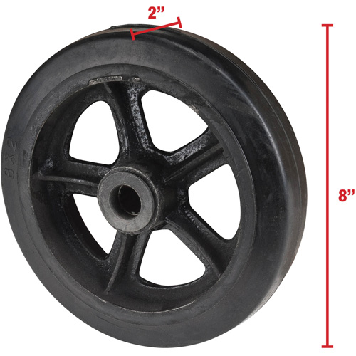 Mold-On Rubber Wheel