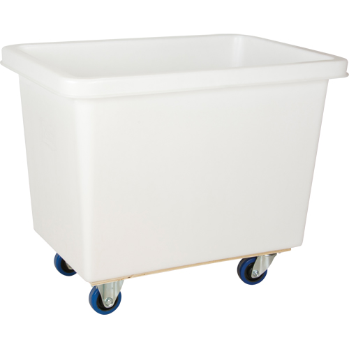 Tapered Wall Box Truck, White Polyethylene, 33" L x 20" W x 29" H, 7 cu. ft. Volume, 600 lbs. Capacity