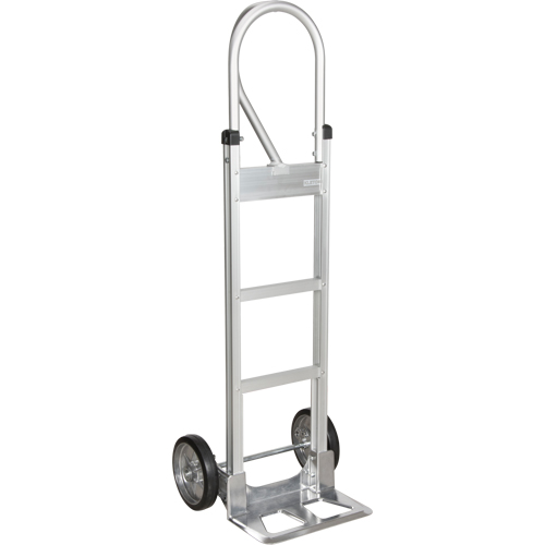 Knocked Down Hand Truck, P-Handle Handle, Aluminum, 52-1/8" Height, 500 lbs. Capacity