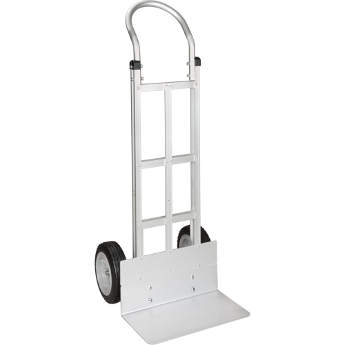 Knocked Down Hand Truck, Continuous Handle, Aluminum, 49-5/8" Height, 500 lbs. Capacity