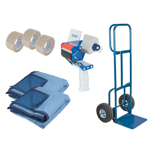 Moving Kit, P-Handle Handle, Steel, 50" Height, 700 lbs. Capacity