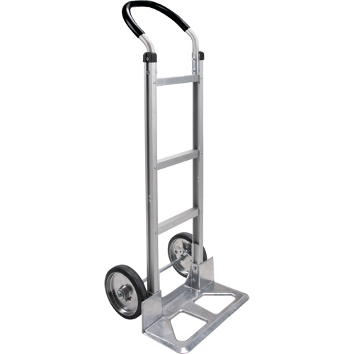 Knocked Down Hand Truck, Continuous Handle, Aluminum, 49-5/8" Height, 500 lbs. Capacity