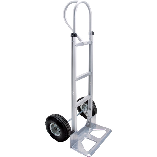 Knocked Down Hand Truck, P-Handle Handle, Aluminum, 52-1/8" Height, 500 lbs. Capacity