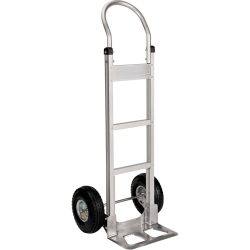 Knocked Down Hand Truck, Continuous Handle, Aluminum, 49-5/8" Height, 500 lbs. Capacity