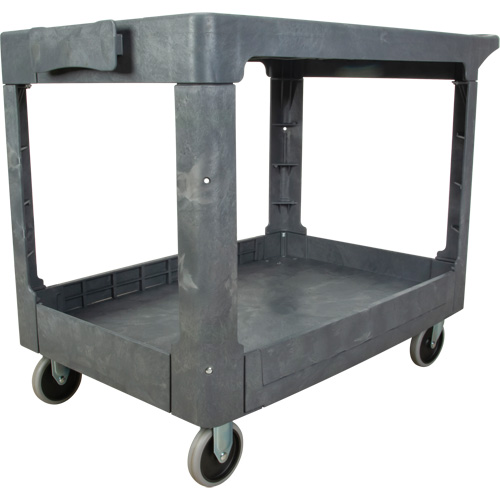 Flat-Shelf Utility Service Cart