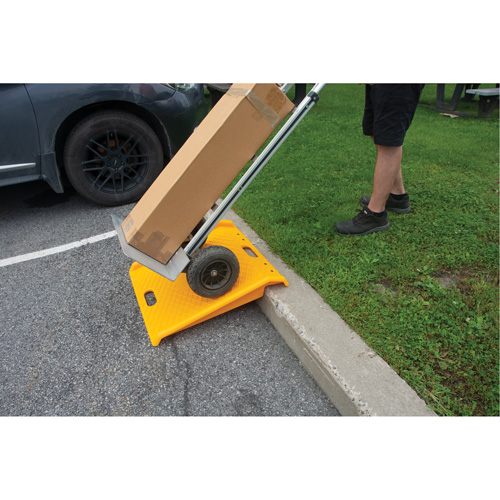 Portable Poly Hand Truck Curb Ramp