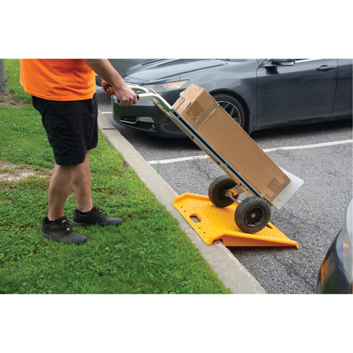 Portable Poly Hand Truck Curb Ramp
