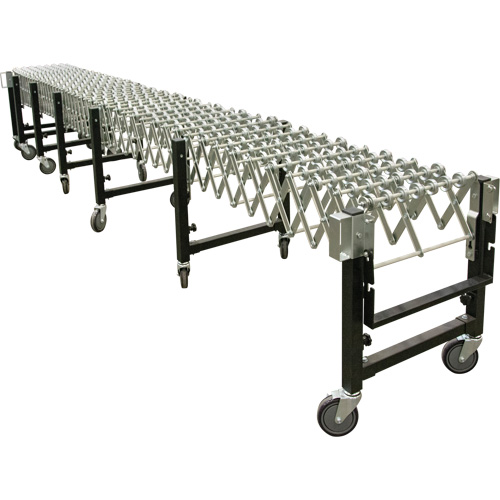 Expandable Conveyor, 18" W x 24' L, 200 lbs. per lin. ft. Capacity