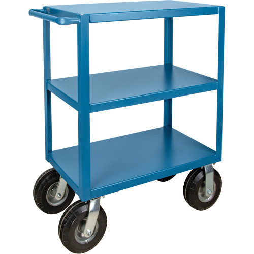 Outdoor Shelf Cart, 3 Tiers, 24" W x 39" H x 51" D, 1200 lbs. Capacity