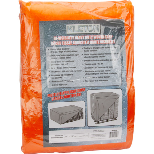 High-Visibility Heavy-Duty Woven Tarp