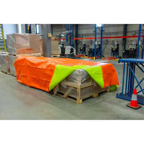High-Visibility Heavy-Duty Woven Tarp