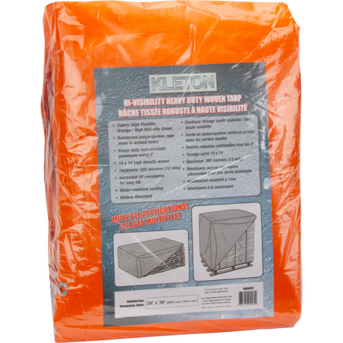 High-Visibility Heavy-Duty Woven Tarp