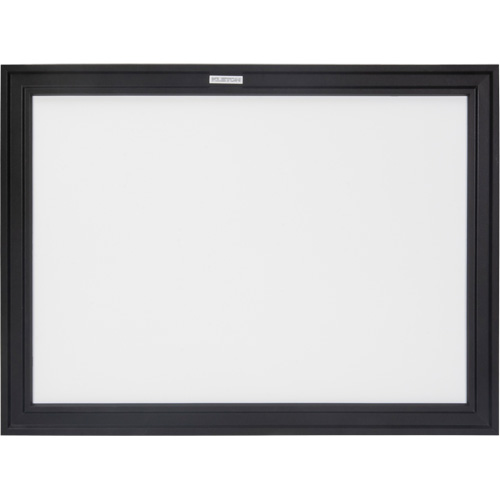 Black MDF Frame Whiteboard, Dry-Erase/Magnetic, 24" W x 18" H