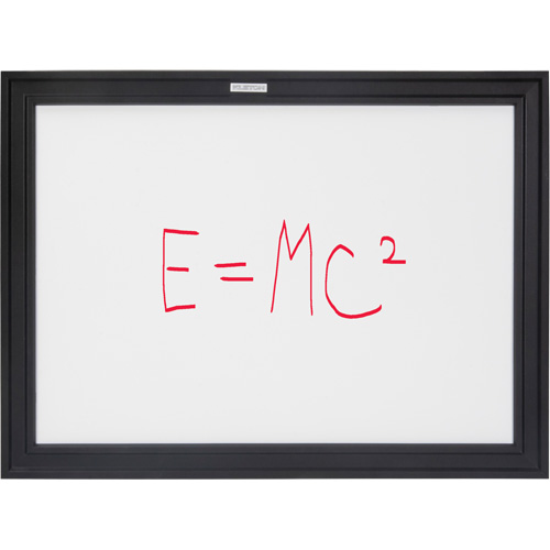 Black MDF Frame Whiteboard