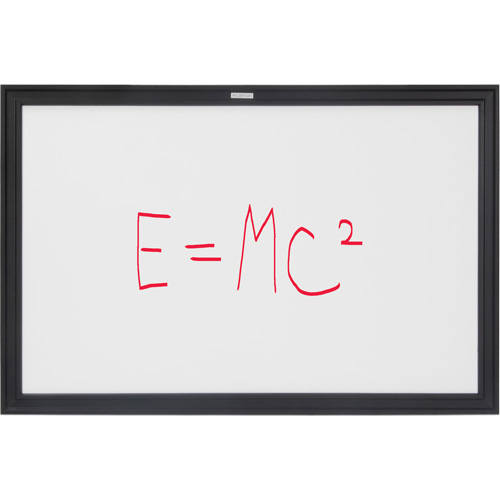 Black MDF Frame Whiteboard