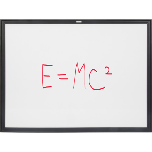 Black MDF Frame Whiteboard