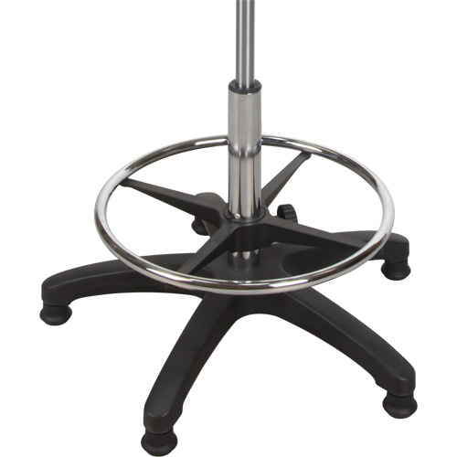 Heavy-Duty Ergonomic Stool with Adjustable Arm Rests
