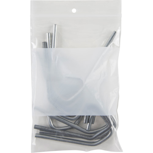 White Block Poly Bags