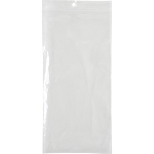 Poly Bags, Reclosable, 8" x 4", 2 mils