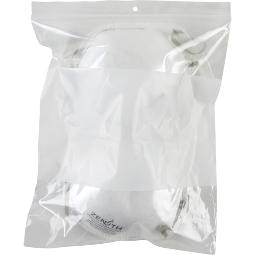 White Block Poly Bags